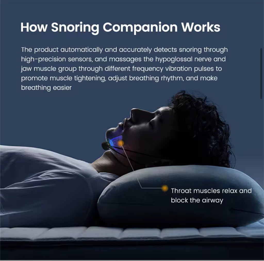Dispositif Anti-Ronflement Électrique – Retrouvez un Sommeil Paisible