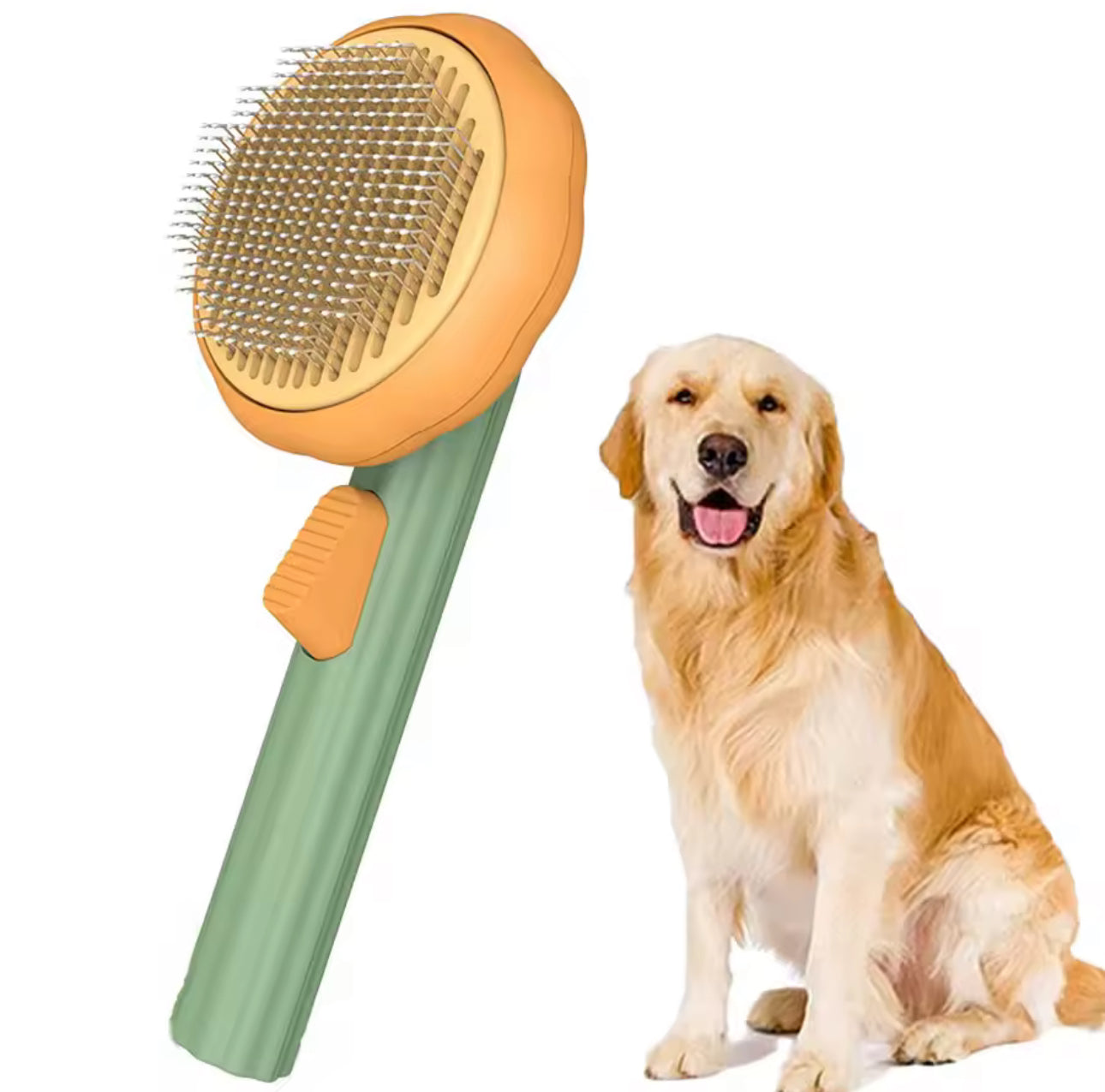 Brosse de Toilettage Auto-nettoyante – Pour Chat, Chiot, Lapin et Petits Animaux