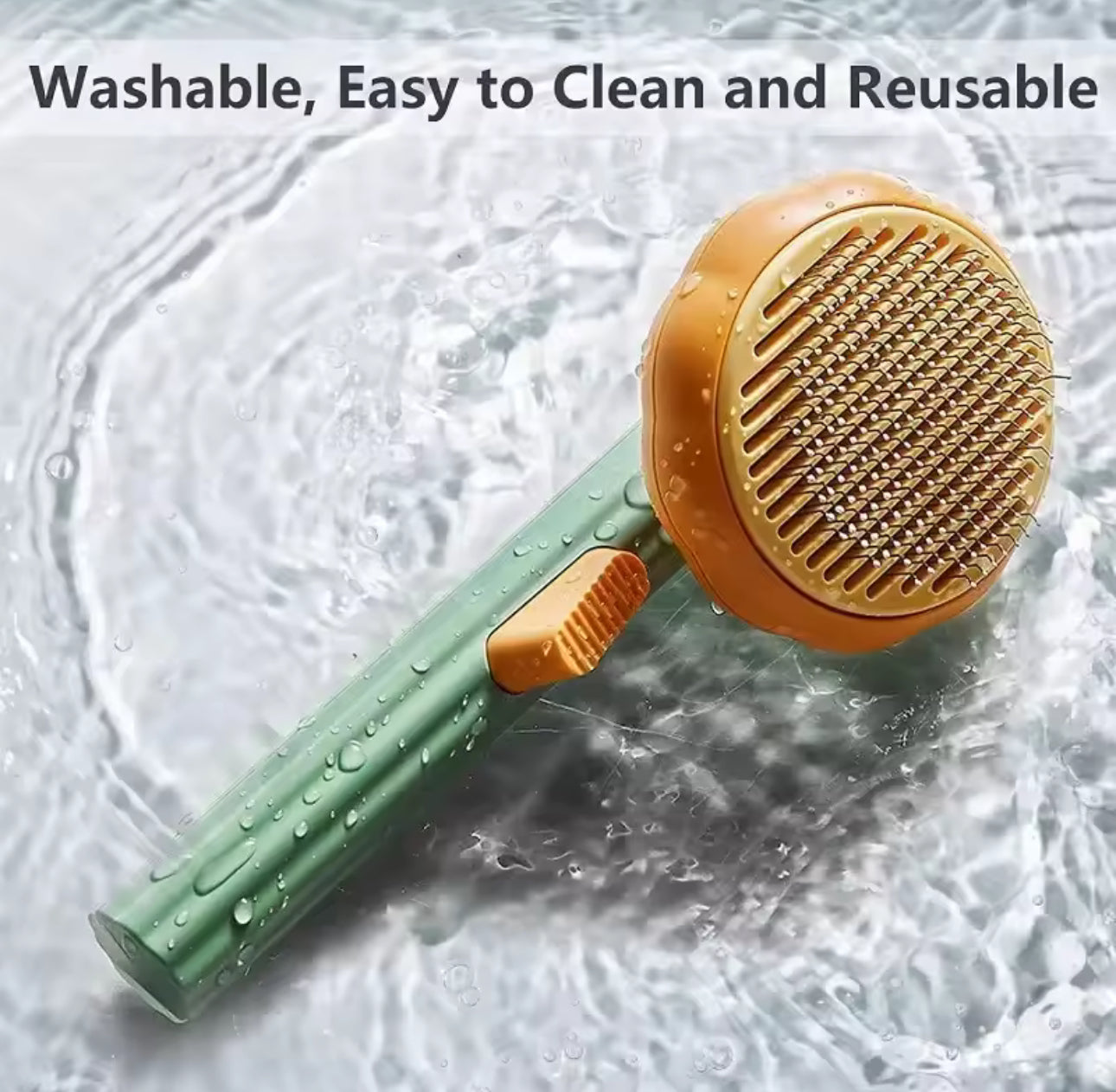 Brosse de Toilettage Auto-nettoyante – Pour Chat, Chiot, Lapin et Petits Animaux