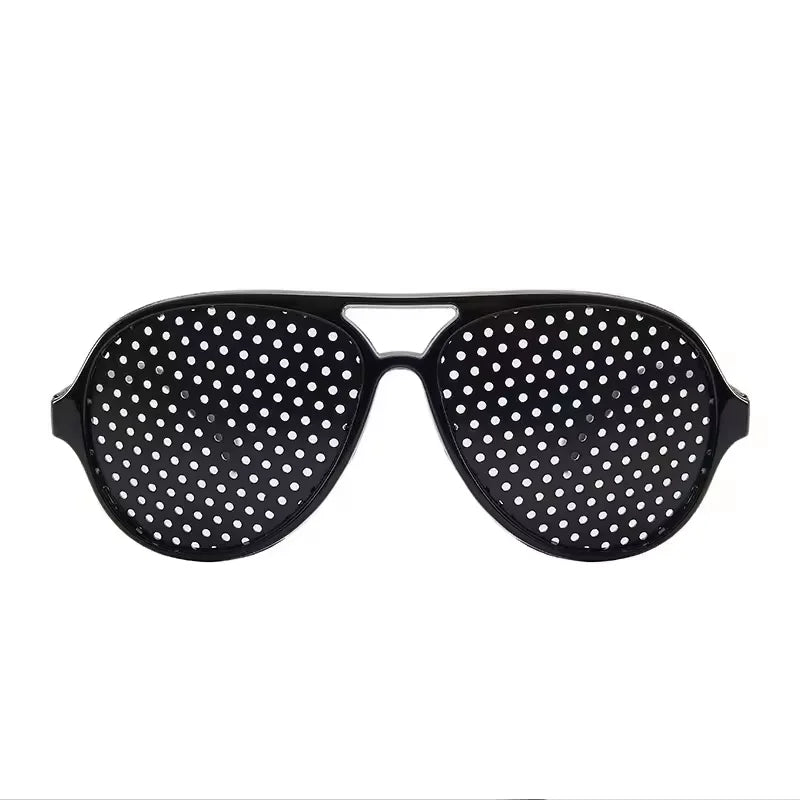 Lunettes Anti-myopie astigmatisme, Correction de la Vision, lunettes à trous d'épingle avec trous pour hommes et femmes, amélioration de la vue